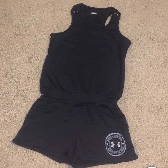 UNDER ARMOUR UA WOMENS TANK JUMPER ONE PIECE JUMPSUIT ATHLETIC OUTFIT MEDIUM - Picture 1 of 9